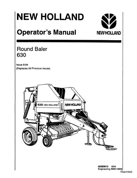 new holl 630 round baler operators manual pdf Reader