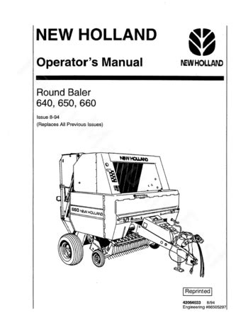 new holl 660 baler manual pdf Reader