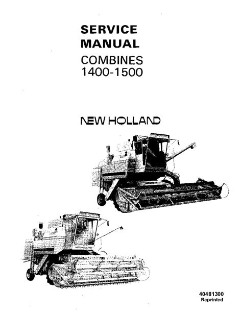 new holl combine workshop manual pdf PDF