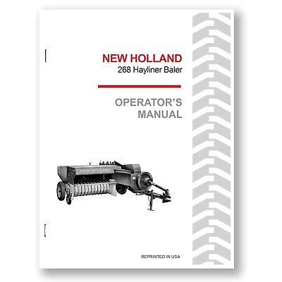 new holland 268 baler manual PDF