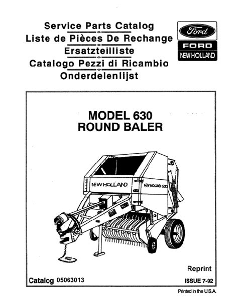 new holland 630 baler manuals Epub