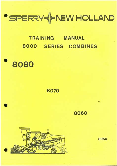 new holland 8060 combine manual Epub