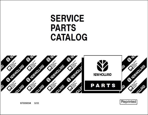 new holland parts manual online Epub