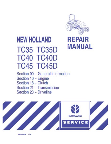 new holland tc35d repair manual Epub