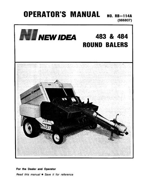new idea 484 round baler manual pdf PDF