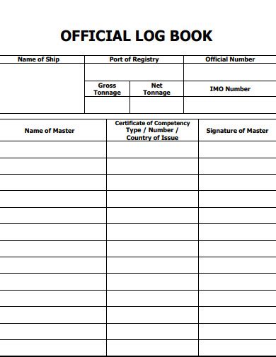 new log book rules 2012 PDF