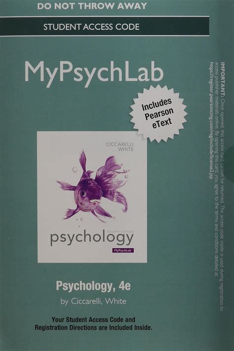 new mypsychlab with pearson etext standalone access card for psychology 4th edition Epub