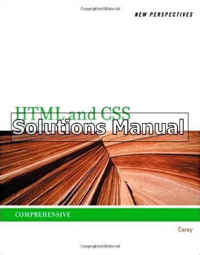 new perspectives html and css 6th edition solutions Reader