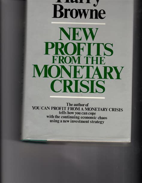 new profits from the monetary crisis PDF