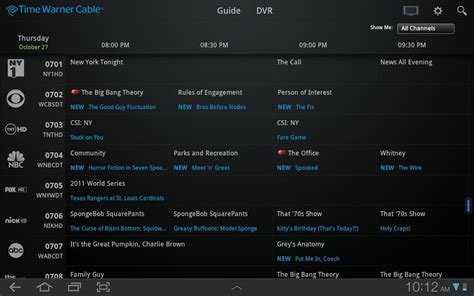 new time warner program guide PDF