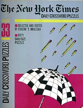 new york times daily crossword puzzles volume 33 ny times Reader