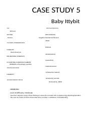 newborn case studies baby ittybit Kindle Editon