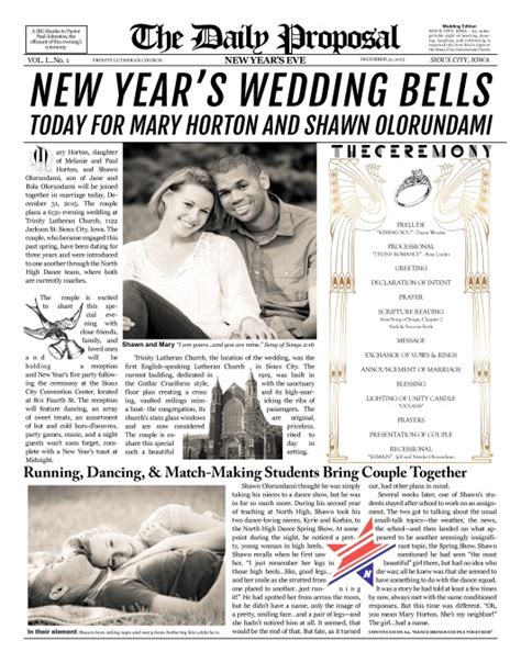 newspaper wedding announcement samples Kindle Editon