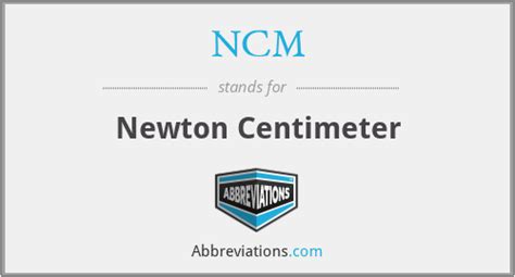 newton centimeter