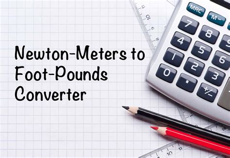 newton meter to foot pounds