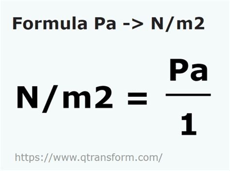 newtons to pascals