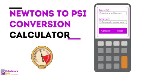 newtons to psi converter