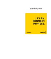 nextel blackberry 7100i user guide Epub