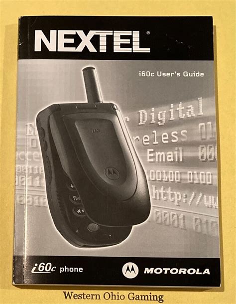 nextel i60c user guide Reader