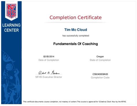 nfhs fundamentals of coaching course answers Doc