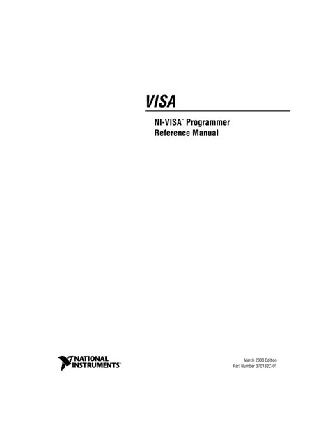 ni visa programmer reference manual PDF