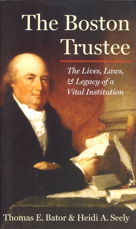 nice book boston trustee lives legacy institution Reader