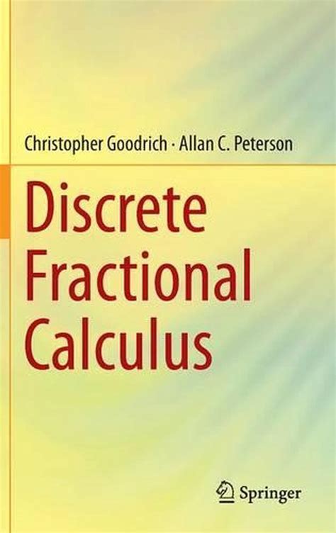 nice book discrete fractional calculus christopher goodrich Kindle Editon