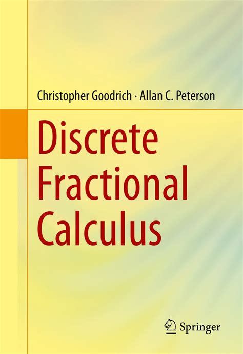 nice book discrete fractional calculus christopher goodrich Kindle Editon