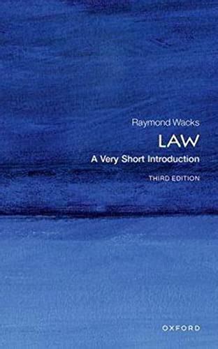 nice book law very short introduction introductions Doc