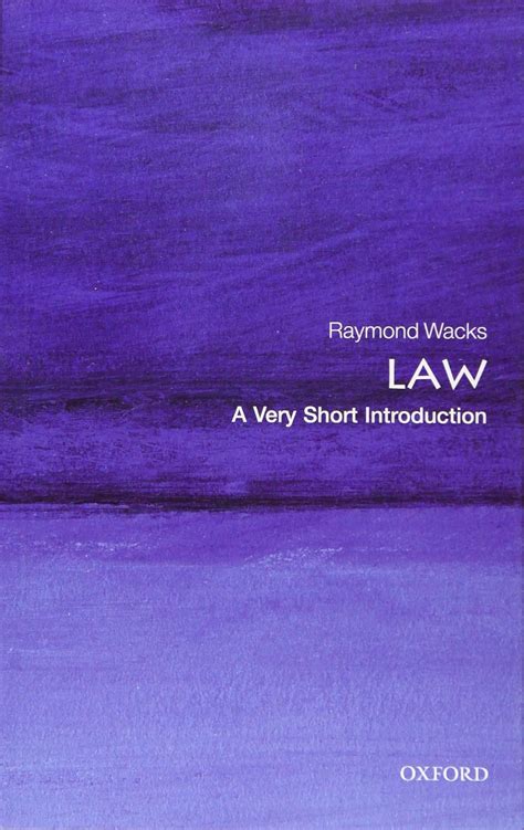 nice book law very short introduction introductions Doc