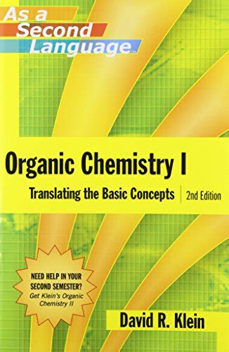 nice book organic chemistry as second language Epub