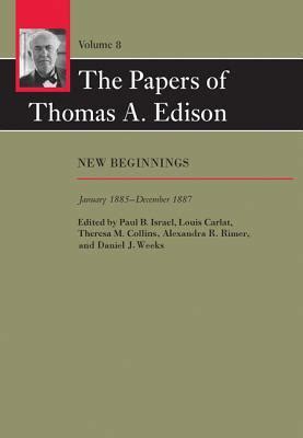 nice book papers thomas edison beginnings 1885 december Doc