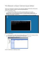 Nice Challenge The Network Is Down Internal Issues Walkthrough