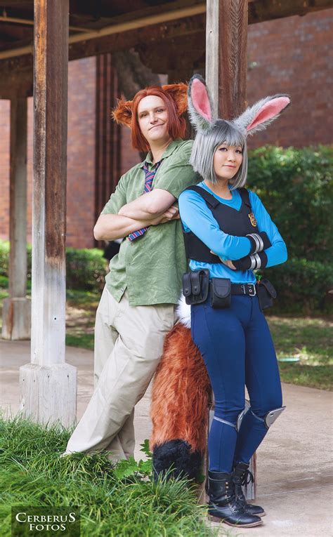 nick wilde judy hopps cosplay