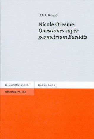 nicole oresme quaestiones super geometriam euclidis Reader
