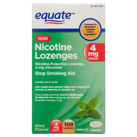 nicorette lozenges 4 mg