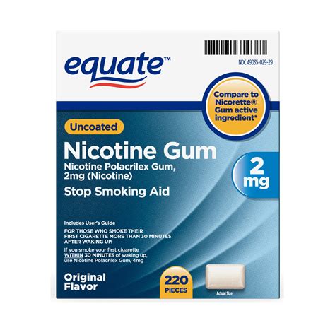 nicotine gum 2 mg