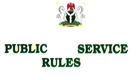 nigeria public service rule pdf Doc