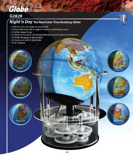 night n day real time rotating globe user guide Kindle Editon