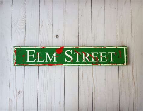 nightmare on elm street sign