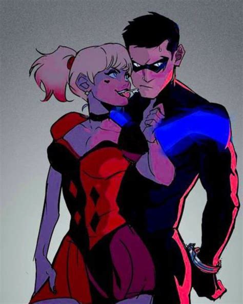 nightwing and harley quinn