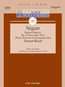 nigun 2 from baal shem advanced violin and piano bk or cd PDF