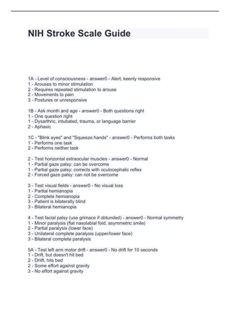 nih stroke study guide Epub