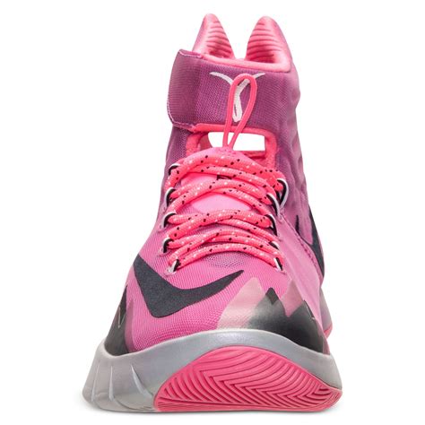 nike pink basketball sneakers