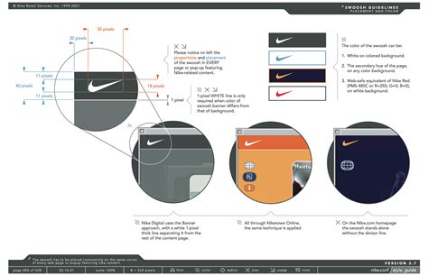 nike visual identity guideline Kindle Editon