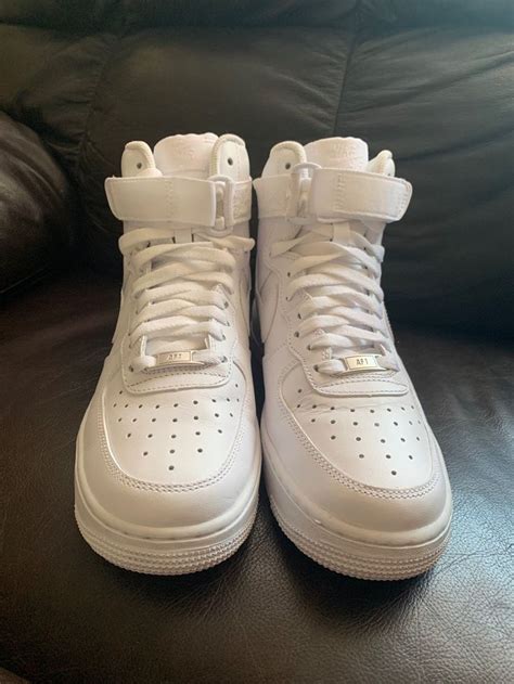 nike white hightops used