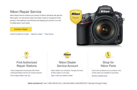 nikon authorized repair center Doc