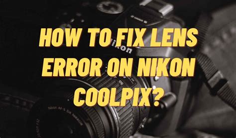 nikon coolpix l18 lens error manual Doc