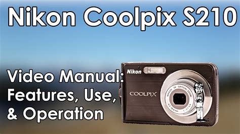 nikon coolpix s210 service manual PDF