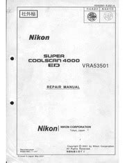 nikon coolscan 4000 repair manual Doc